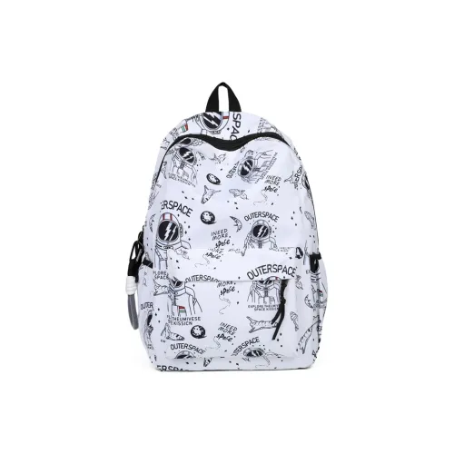 OURFUN Нейлоновый рюкзак унисекс белый черный