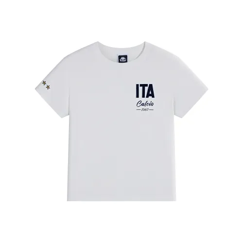 KAPPA 1916 Series Лето T Рубашка Женская Белая