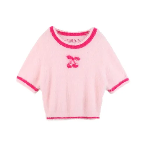 LALABOBO Розовый Женские Короткие Топы