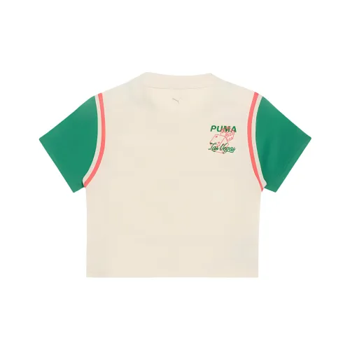 PUMA Обычная T-рубашка Женская Горный Снег