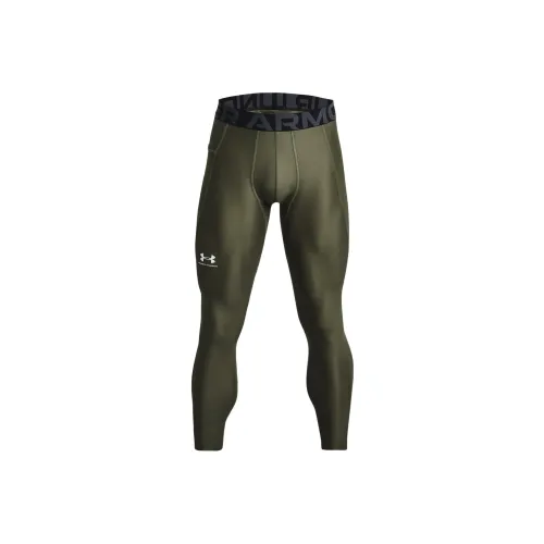 Under Armour HeatGear Спортивные брюки Мужские Темно-зеленые