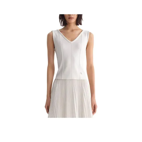 Karl Lagerfeld Майка Женская Белая