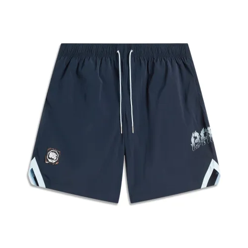 LINING Badfive Повседневные шорты Мужские Темно-Морской Синий