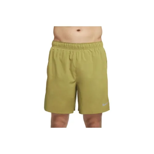 nike Dri Fit 7' Brief Lined Бег Шорты Спортивные шорты Мужской Оливковый