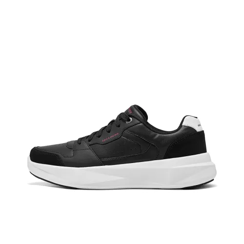 Skechers Амортизация Низкий Топ Скейтборд Кроссовки Мужские Черные