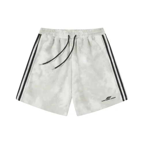 Menblero Повседневные шорты унисекс белые