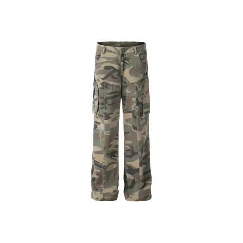 GBXM Повседневные брюки Унисекс Камуфляж