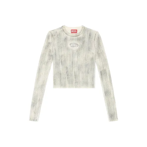 DIESEL T-Shirt Женская Светло-Серый