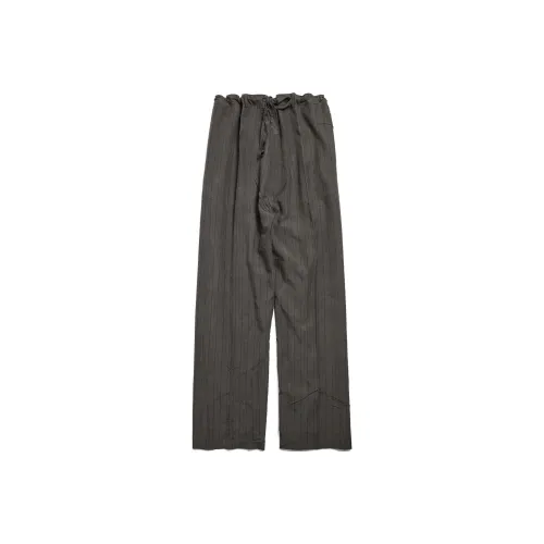 Balenciaga FW24 Повседневные штаны свободный крой унисекс серый