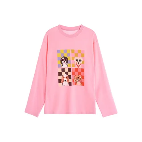 PP Длинный рукав Т-рубашка Женская