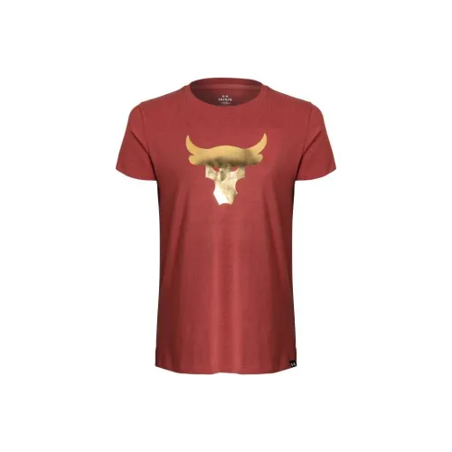 Under Armour Джонсон Красный Женские Футболки