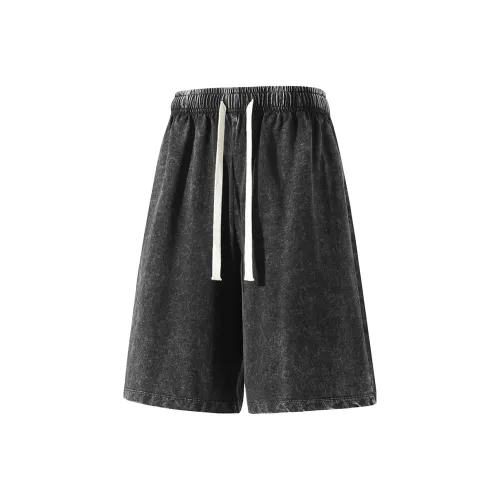 ROSECREED Повседневные шорты Унисекс Черные