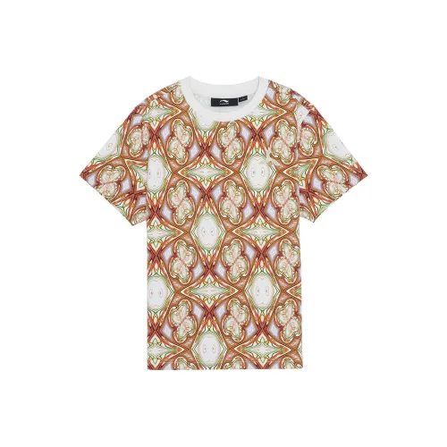 LI NING 1990 Classic Collection T-Shirt Женская Экрю