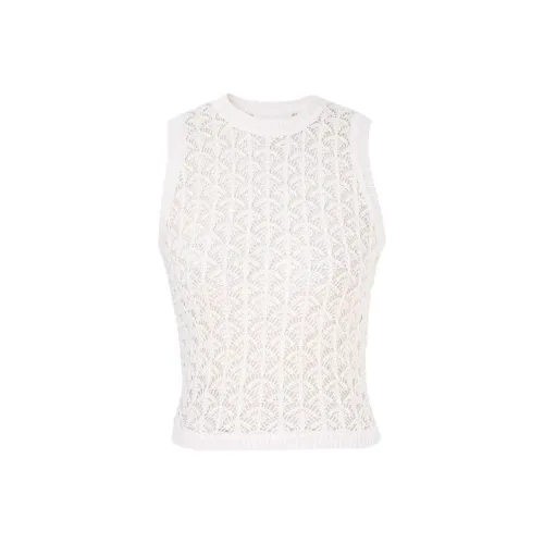 Zimmermann FW24 Майка Женская Айвори Белый