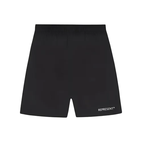 REPRESENT Черные Мужские Повседневные Шорты
