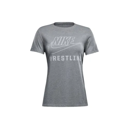 nike Swoosh FW24 T Рубашка Женская Серого цвета