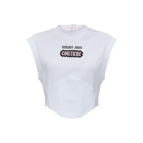 VERSACE JEANS COUTURE FW24 Майка Женская Белая