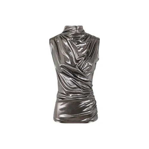 Blumarine T-рубашка Женская Серебряная