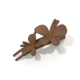 Молочный кофейный заколка для волос