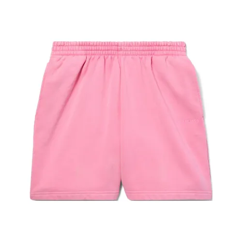 Balenciaga FW24 Повседневные шорты свободный крой унисекс выцветший розовый