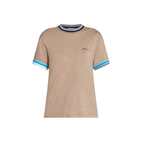 Ferragamo T-рубашка женская цвет тауповый