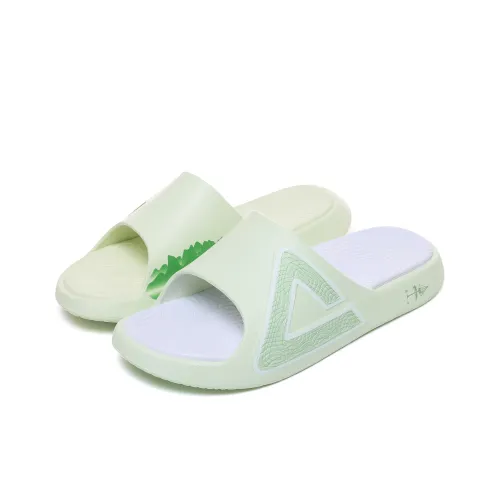 PEAK Attitude 7,0 Противоскользящие Устойчивые к истиранию Амортизация Слипоны Мужские Белый Зеленый Несовпадающие