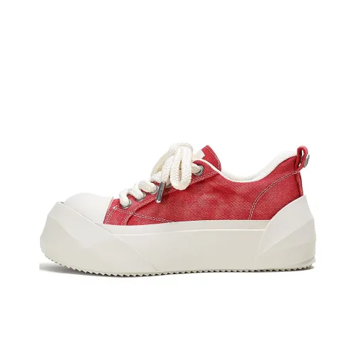 ADCDAVINCI Low-Top Canvas Shoes Red Unisex ADCDAVINCI Низкие кеды Canvas красный унисекс