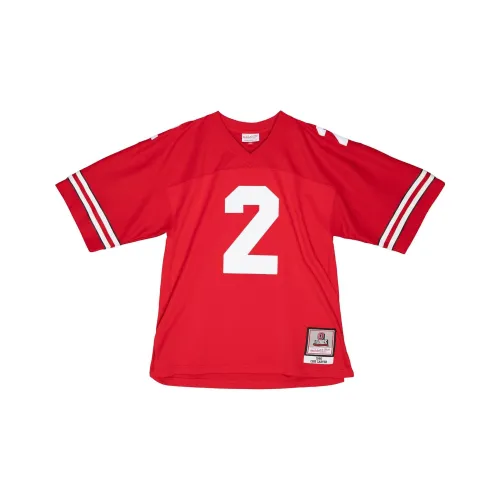 MITCHELL NESS Баскетбольная Джерси Мужская Кирпично-Красная