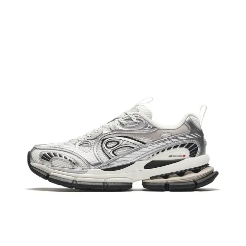 ANTA Champion G01 Slip Прочный Устойчивый к Износу Дышащий Низкий Топ Casual Женский Белый Серебряный