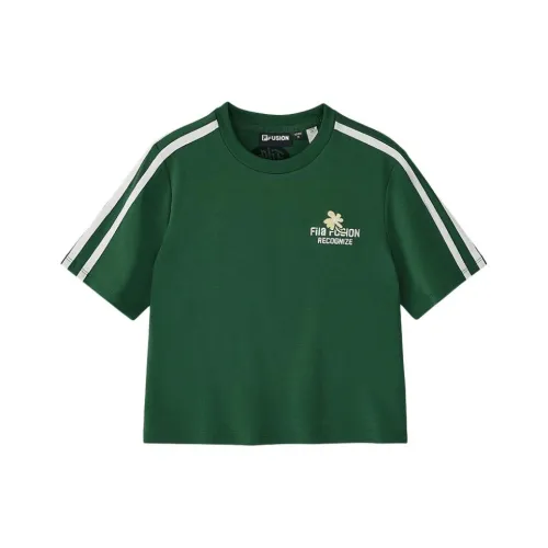 FILA FUSION T Рубашка Женская Лаймово-Зеленая