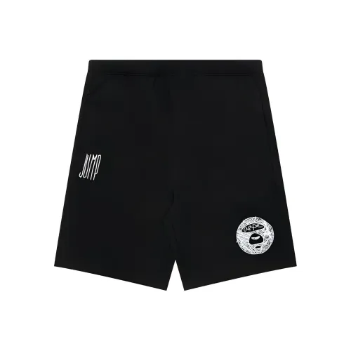 Aape Черные BKX Мужские Повседневные Шорты