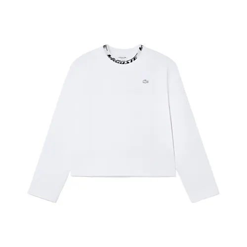 lacoste Белый 001 Женские Футболки