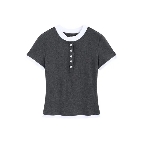 Garbege T-Shirt Женская Темный Фотиния Серый