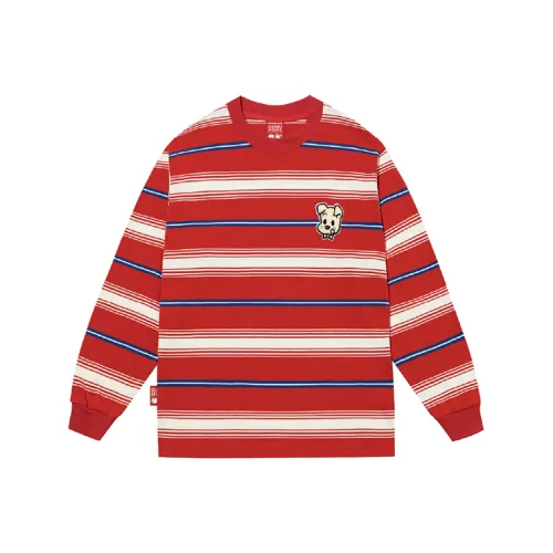 Checkitout x YUANTIANZHI LIANMINGKUAN Стандартная футболка унисекс красная белая синяя