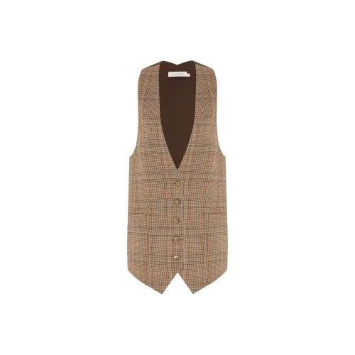 Zimmermann FW24 Майка Женская Коричневая