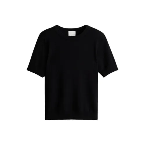 H&M Черные Женские Футболки