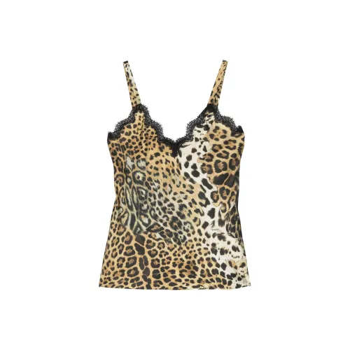 Roberto Cavalli Майка Женская Черное Золото