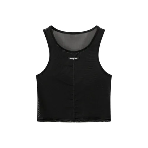 CHUU 2024 Осенний Новинка Майка Женская Черная