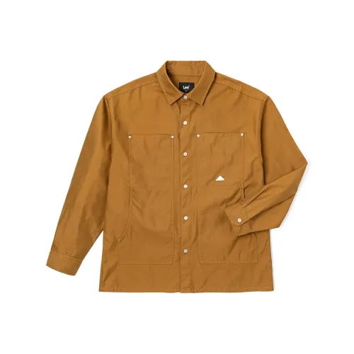 Lee совместный бренд модель Коричневый Мужская рубашка