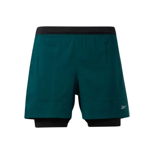 Reebok совместный бренд Лесной зеленый Мужские спортивные шорты