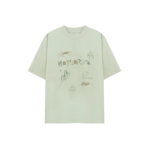 HOT HORSE Короткий рукав T-рубашки Унисекс