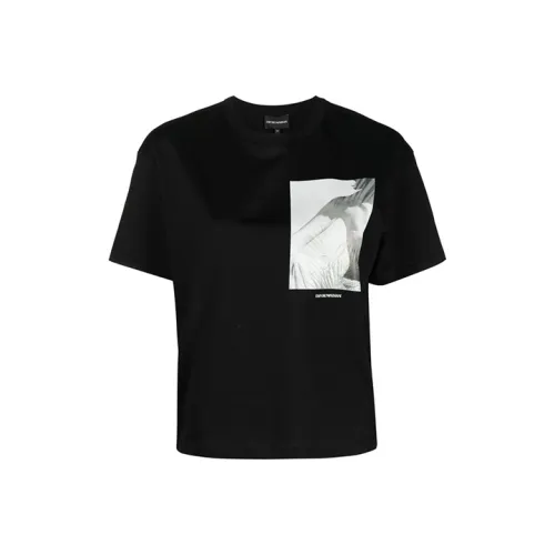 EMPORIO ARMANI Черные Женские Футболки