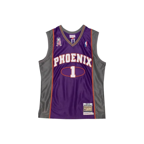 MITCHELL NESS Баскетбольная Джерси Мужская Фиолетовая Серая