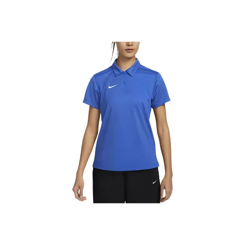 nike Dri Fit Стандартная футболка Женская Королевский синий