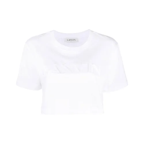 Lanvin Белый Женские Короткие Топы