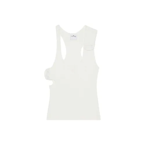 COURREGES SS25 Майка Женская Heritage Белый Классический Белый