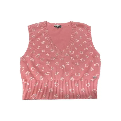 CHANEL Розовые Женские Майки