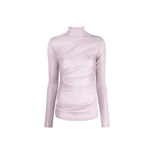 MSGM Фиолетовые Женские Т-рубашки