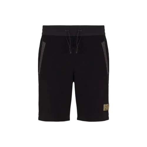 EMPORIO ARMANI Платье с кисточкой Золото Этикетка ID M Шорты Повседневные шорты Мужской Черный