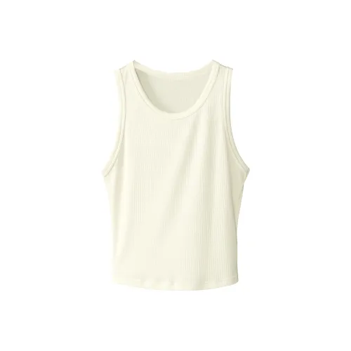 Fstudio Летний Корейский стиль Маленький Ледяной шелк Топ Внутренний Без рукавов Женский